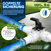 Tillvex 12-delige Bypass set - Zwembadadapter - 32-38mm - Wit